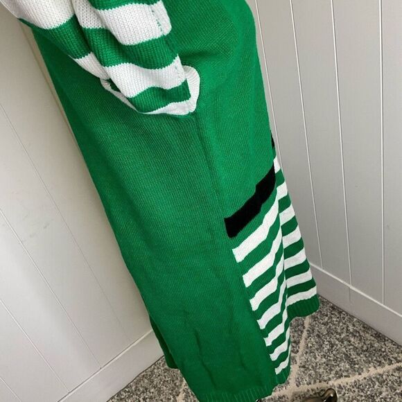 Tiara International Womens Size Large Christmas Holiday Sweater Dress Red Green - Picture 6 of 13